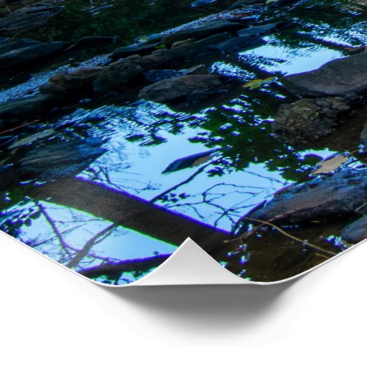 Beggar's Bridge, Glaisdale Poster (Ecke)