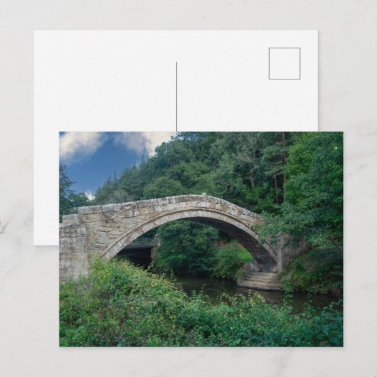 Beggar's Bridge, Glaisdale Postkarte (Vorne/Hinten)