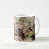 Beggars Bridge, Glaisdale - Watercolour Art Kaffeetasse (VorderseiteRechts)