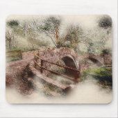 Beggars Bridge, Glaisdale - Watercolour Art Mousepad (Vorne)