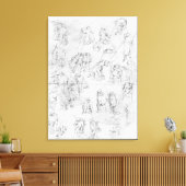 Beggars Leinwanddruck (Insitu (Wohnzimmer))