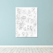 Beggars Leinwanddruck (Insitu (Holzboden))