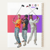 BEGI farbenfroher Teenager Planer (Rückseite)