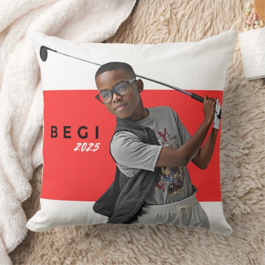 BEGI farbiges Kissen (Decke)