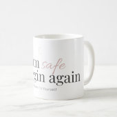 Begin Again Affirmation Mug Kaffeetasse (VorderseiteRechts)