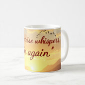 Begin Again Mug Kaffeetasse (VorderseiteRechts)