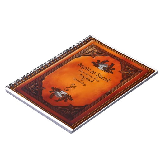 Begin to Speak Notebook Notizblock (Linke Seite)