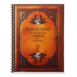 Begin to Speak Notebook Notizblock