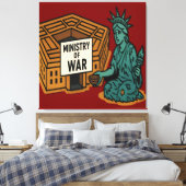 Beging für den Frieden: Freiheit vor dem Minister Leinwanddruck (Insitu (Schlafzimmer))