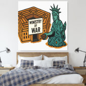 Beging für den Frieden: Freiheit vor dem Minister Leinwanddruck (Insitu (Schlafzimmer))