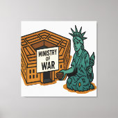 Beging für den Frieden: Freiheit vor dem Minister Leinwanddruck (Vorderseite)