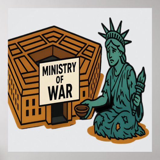 Beging für den Frieden: Freiheit vor dem Minister Poster (Vorne)