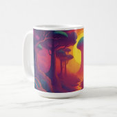 Beginn der Fall Art Kaffeetasse (Vorderseite Links)