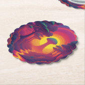 Beginn der Fall Art Untersetzer (angewinkelt)