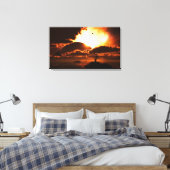 Beginn der fertigen Canvas Leinwanddruck (Insitu (Schlafzimmer))