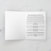 Beginn der Kindergartenkarte Karte (Innenseite)