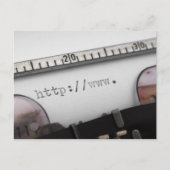 Beginn der URL Postkarte (Vorderseite)