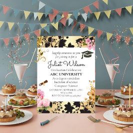 Beginn des Abschlusses der Gold Uni Einladung