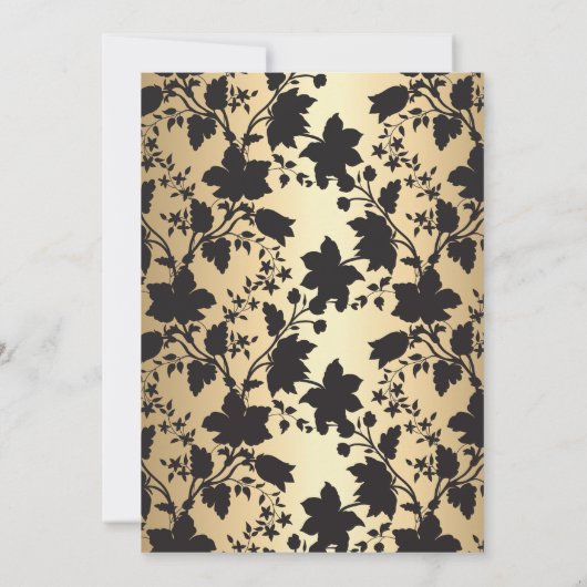 Beginn des Abschlusses der Gold Uni Einladung (Rückseite)