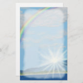 Beginn eines neuen Versprechens, Regenbogen Briefpapier (Vorne/Hinten)
