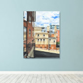 Beginn: Erste Wohnung Leinwanddruck (Insitu (Holzboden))