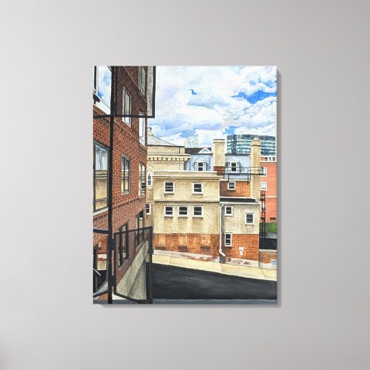 Beginn: Erste Wohnung Leinwanddruck (Vorderseite)