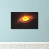 Beginn Leinwanddruck (Insitu (Holzboden))