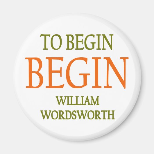 Beginn Magnet (Vorne)