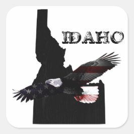 BEGINN PATRIOT EAGLE IDAHO QUADRATISCHER AUFKLEBER