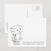 Beginn Postkarte (Vorne/Hinten)