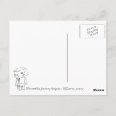 Beginn Postkarte (Rückseite)