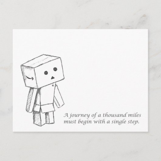 Beginn Postkarte (Vorderseite)