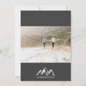 Beginn unseres Fotos für Hochzeitsfeiern Einladung (Rückseite)