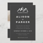 Beginn unseres Fotos für Hochzeitsfeiern Einladung (Vorne/Hinten)