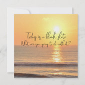 BEGINN WIEDER 5,25 x 5,25 Karte (Vorderseite)