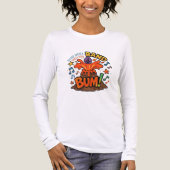 Beginne klein, wachse groß Band Vulkan Weiß Langar Tri-Blend Shirt (Vorderseite)
