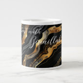 Beginne mit Bismillah Jumbo-Tasse (Vorderseite)