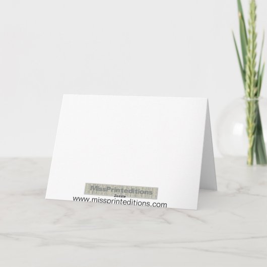 Beginnen der Schule Karte (Rückseite)