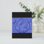 Beginnen? ENDE? Unendlich? Postkarte (Stehend Vorderseite)