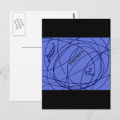 Beginnen? ENDE? Unendlich? Postkarte (Vorne/Hinten)