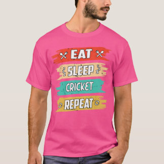 Beginnen Sie den Cricket-Cricket-Wiederholungs-Cri T-Shirt