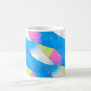 Beginnen Sie den Tag richtig mit Modern Art Happy Kaffeetasse