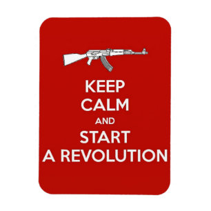 beginnen Sie eine Revolution Magnet