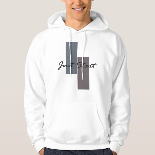Beginnen Sie einfach mit einem inspirierenden Zita Hoodie (Vorderseite)