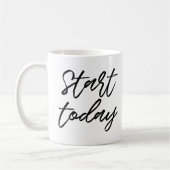 Beginnen Sie heute Kaffeetasse (Links)