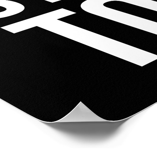 Beginnen Sie heute mit der Neujahrsresolution - Mo Poster (Ecke)