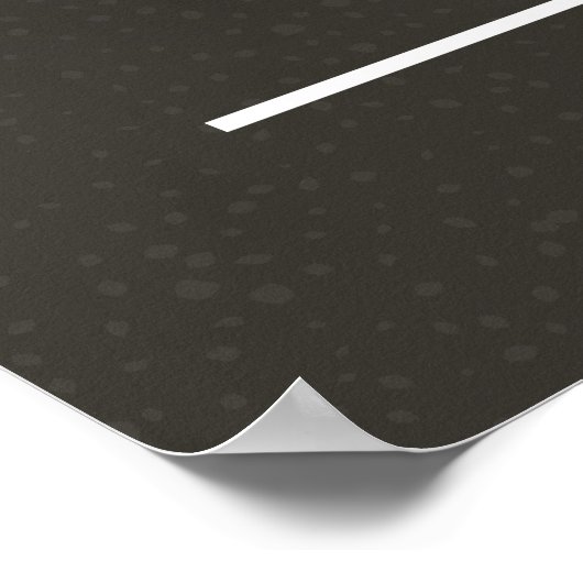 "Beginnen Sie Ihren Morgen mit Kaffee!" Poster (Ecke)