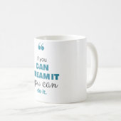 Beginnen Sie Ihren Tag inspiriert. Kaffeetasse (VorderseiteRechts)