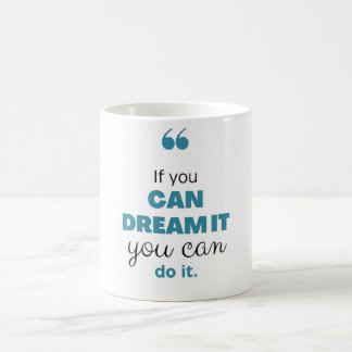 Beginnen Sie Ihren Tag inspiriert. Kaffeetasse