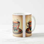 Beginnen Sie Ihren Tag mit einer personalisierten  Kaffeetasse (VorderseiteRechts)